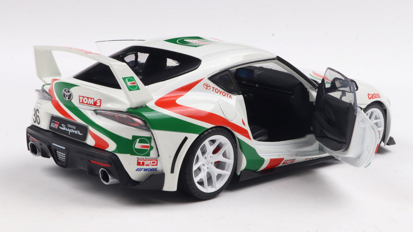 PRECOMMANDE - TOYOTA GR SUPRA TOYOTA RACING TRIBUTE WHITE 2024 - Solido - 1/18