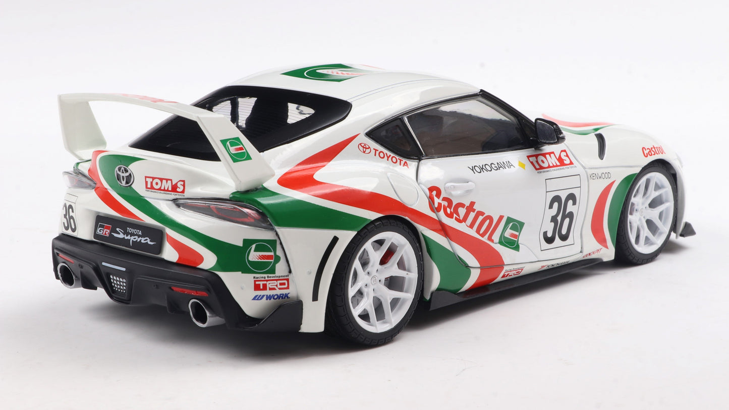 PRECOMMANDE - TOYOTA GR SUPRA TOYOTA RACING TRIBUTE WHITE 2024 - Solido - 1/18