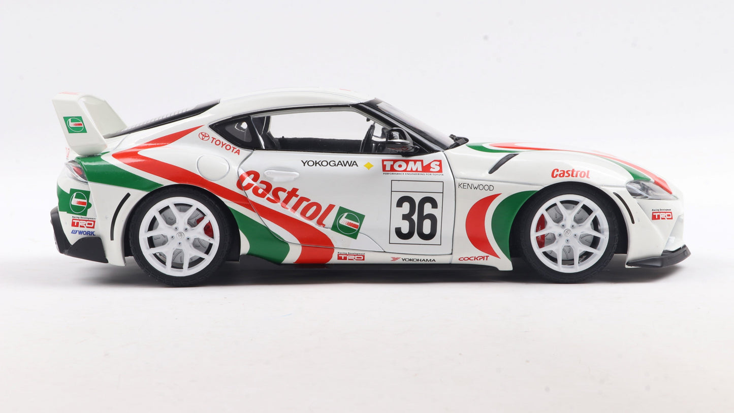 PRECOMMANDE - TOYOTA GR SUPRA TOYOTA RACING TRIBUTE WHITE 2024 - Solido - 1/18