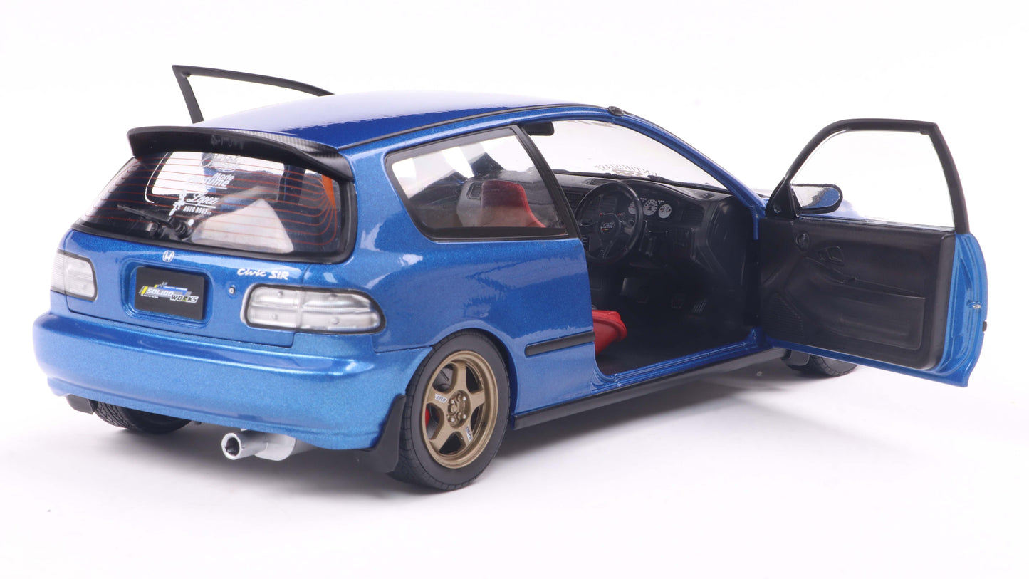 Honda civic (EG6) solido works cobalt blue - Solido - 1/18