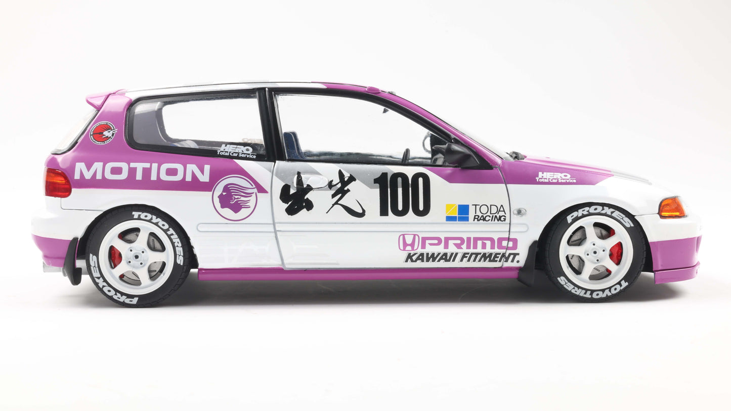 PRECOMMANDE - HONDA CIVIC (EG6) KAIDO RACER WHITE 1991 - Solido - 1/18