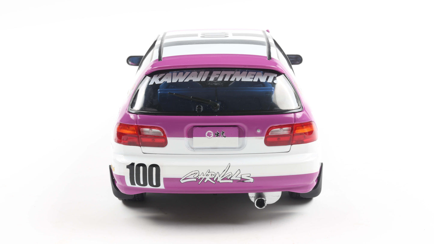 PRECOMMANDE - HONDA CIVIC (EG6) KAIDO RACER WHITE 1991 - Solido - 1/18