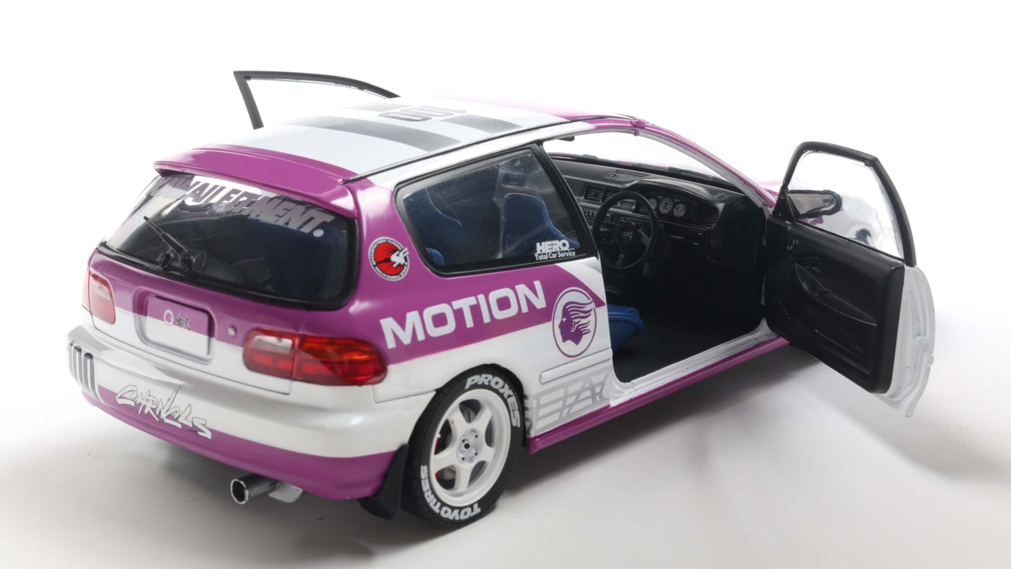 PRECOMMANDE - HONDA CIVIC (EG6) KAIDO RACER WHITE 1991 - Solido - 1/18