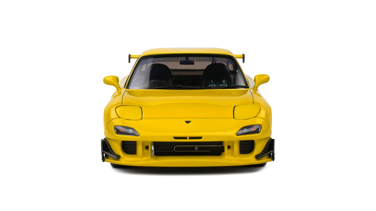 Mazda RX7 FD3RS STREETFIGHTERS JAUNE 1999 - Solido - 1/18
