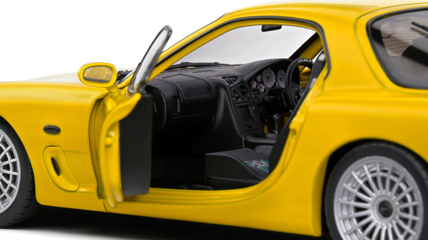 Mazda RX7 FD3RS STREETFIGHTERS JAUNE 1999 - Solido - 1/18