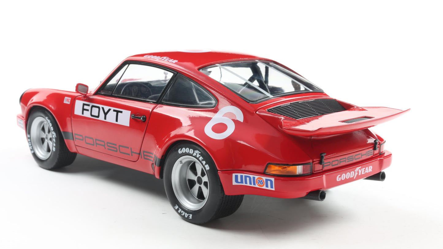 PRECOMMANDE - PORSCHE 911 IROC RED #6 FOYT IROC DAYTONA 1974 - Solido - 1/18