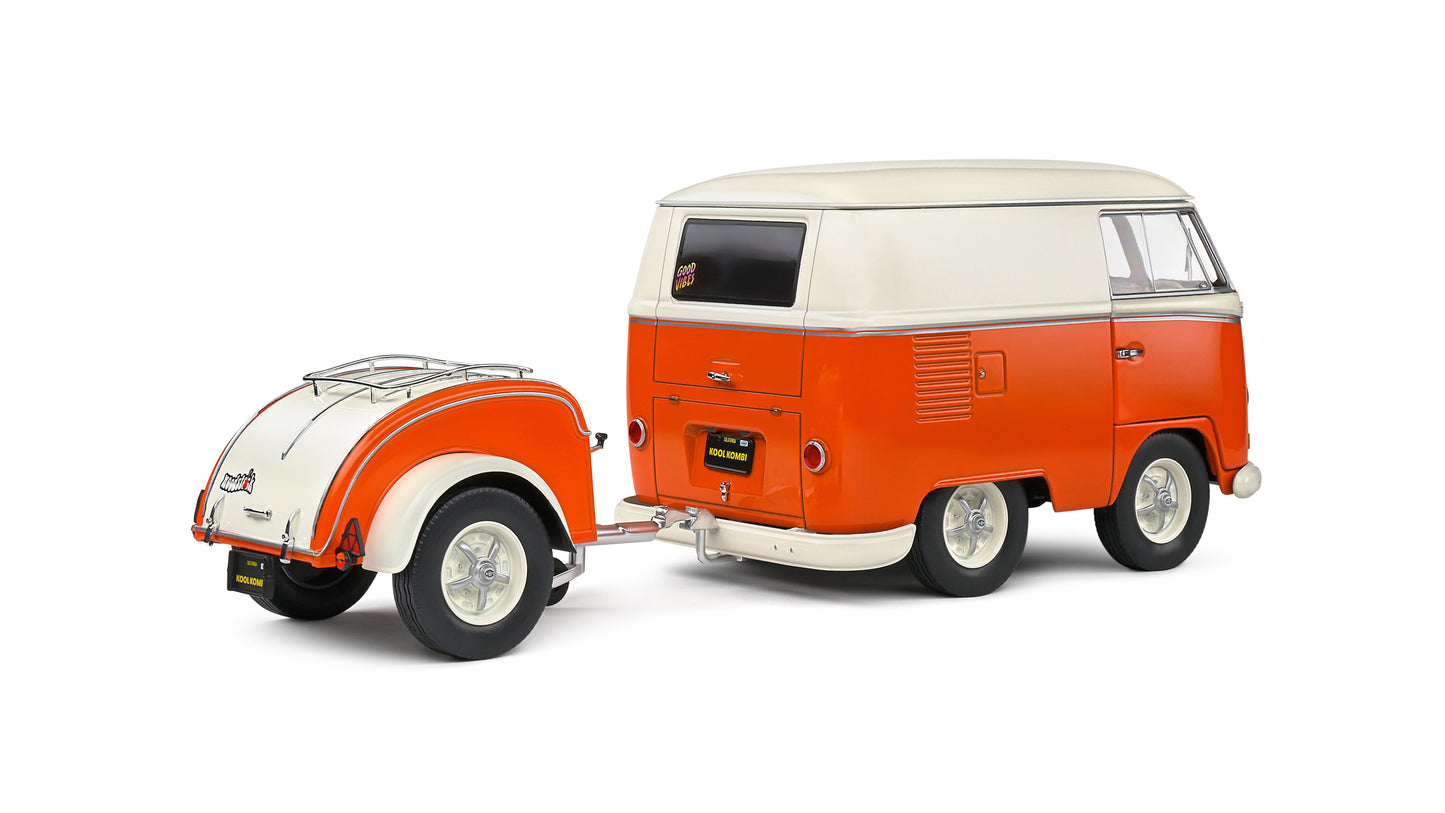 Cool Combi ORANGE/BLANC 1950 - Solido - 1/18