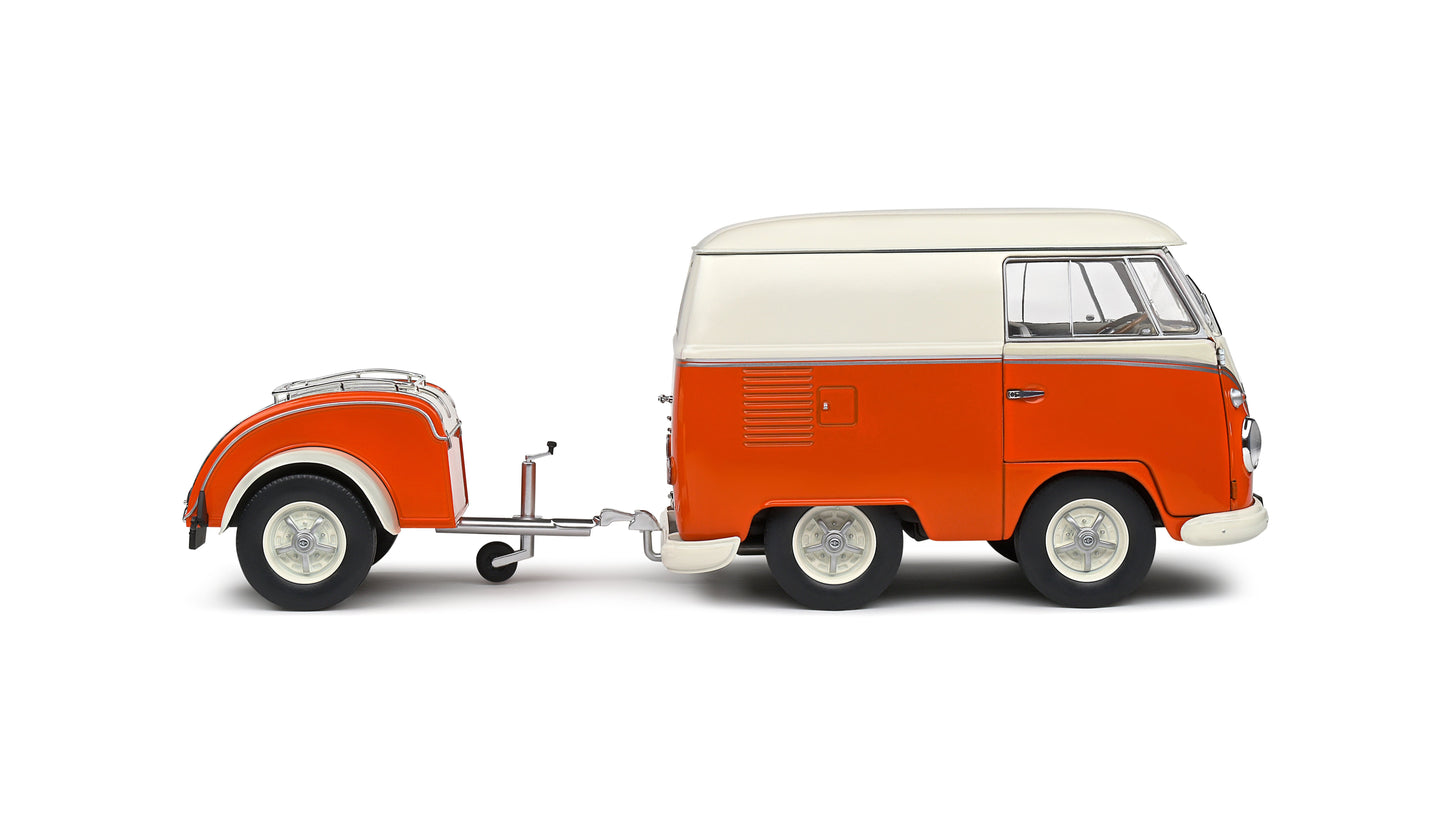 Cool Combi ORANGE/BLANC 1950 - Solido - 1/18