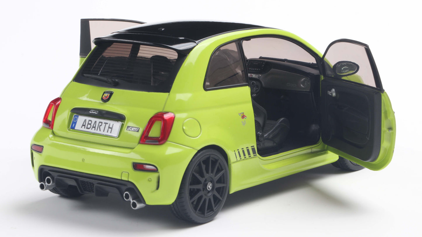 PRECOMMANDE - FIAT F595 ABARTH VERDE ADRENALINA 2023 - Solido - 1/18