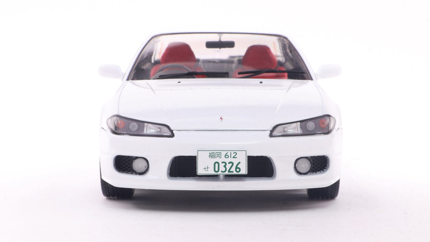 Nissan Silvia S15 Spec-R Aero Aspen White 1999 - Solido - 1/18