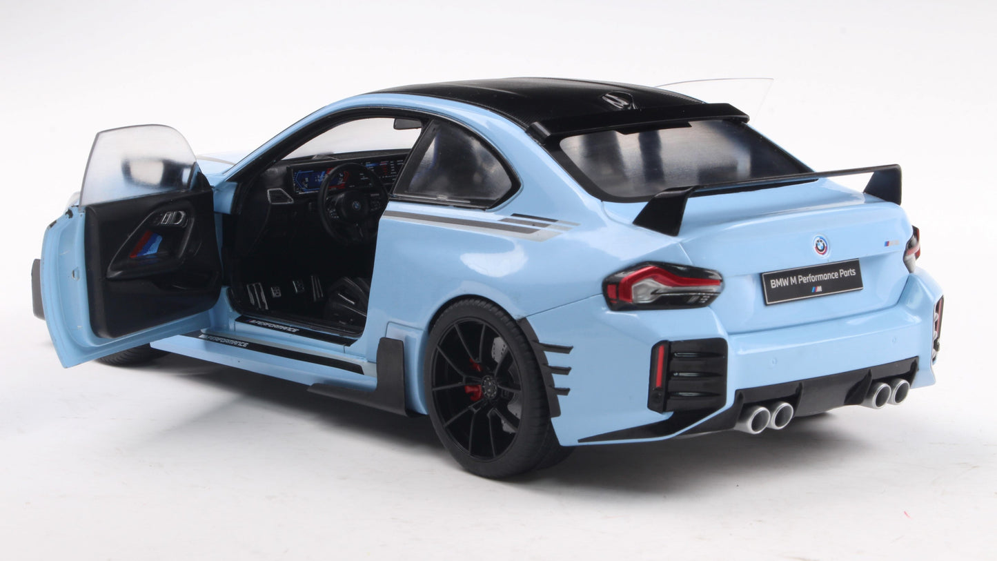 BMW M2 (G87) Blue zandwoort - Solido - 1/18