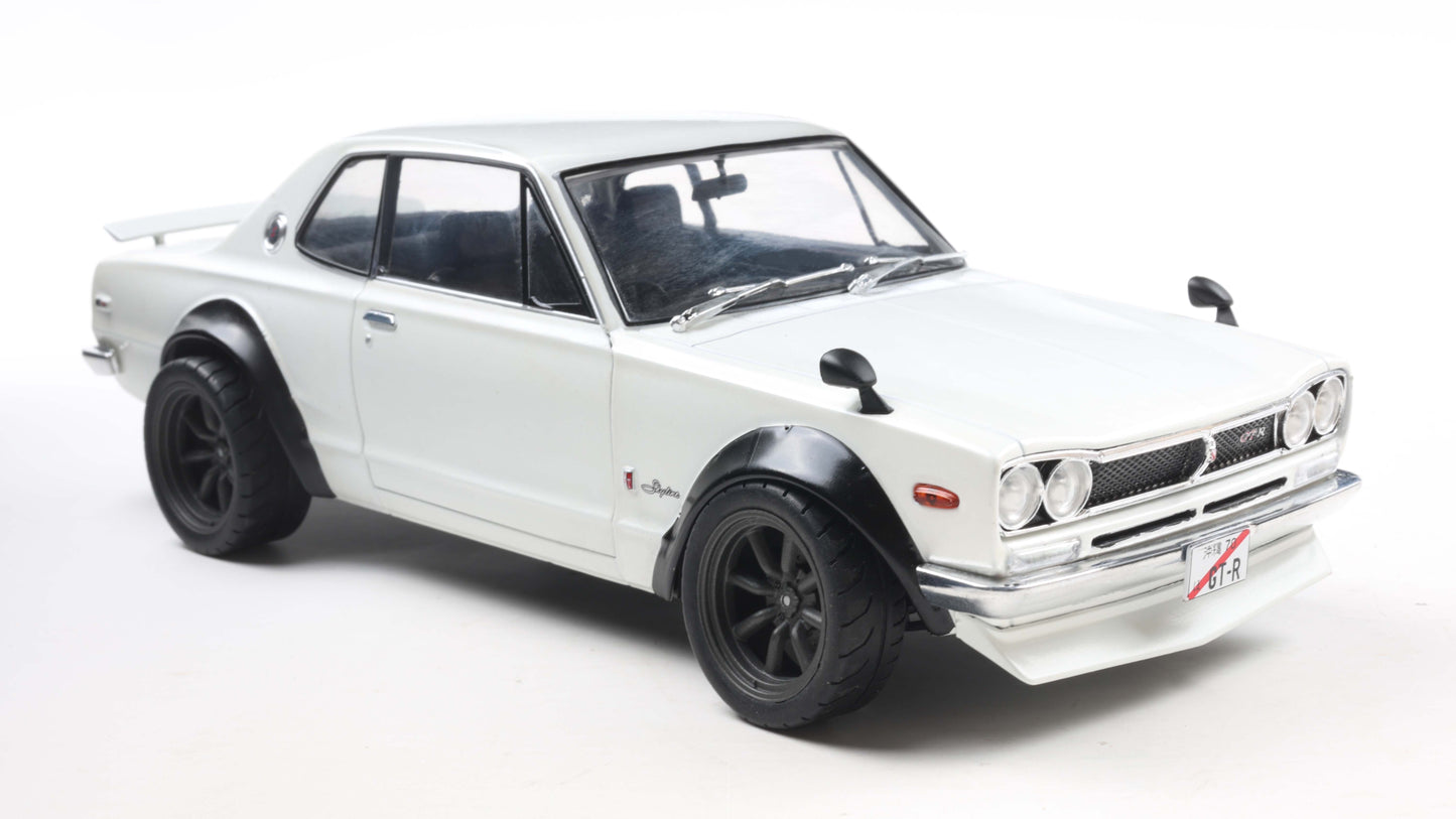 NISSAN SKYLINE (C10) HAKOSUKA SOLIDO WORKS PEARL WHITE 1970 - Solido - 1/18