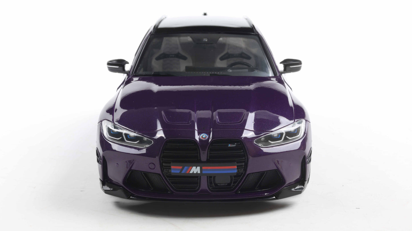 BMW M3 compétition touring purple - Solido - 1/18