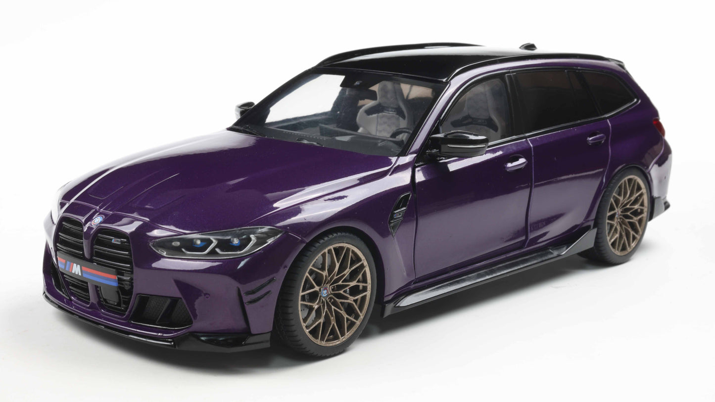 BMW M3 compétition touring purple - Solido - 1/18