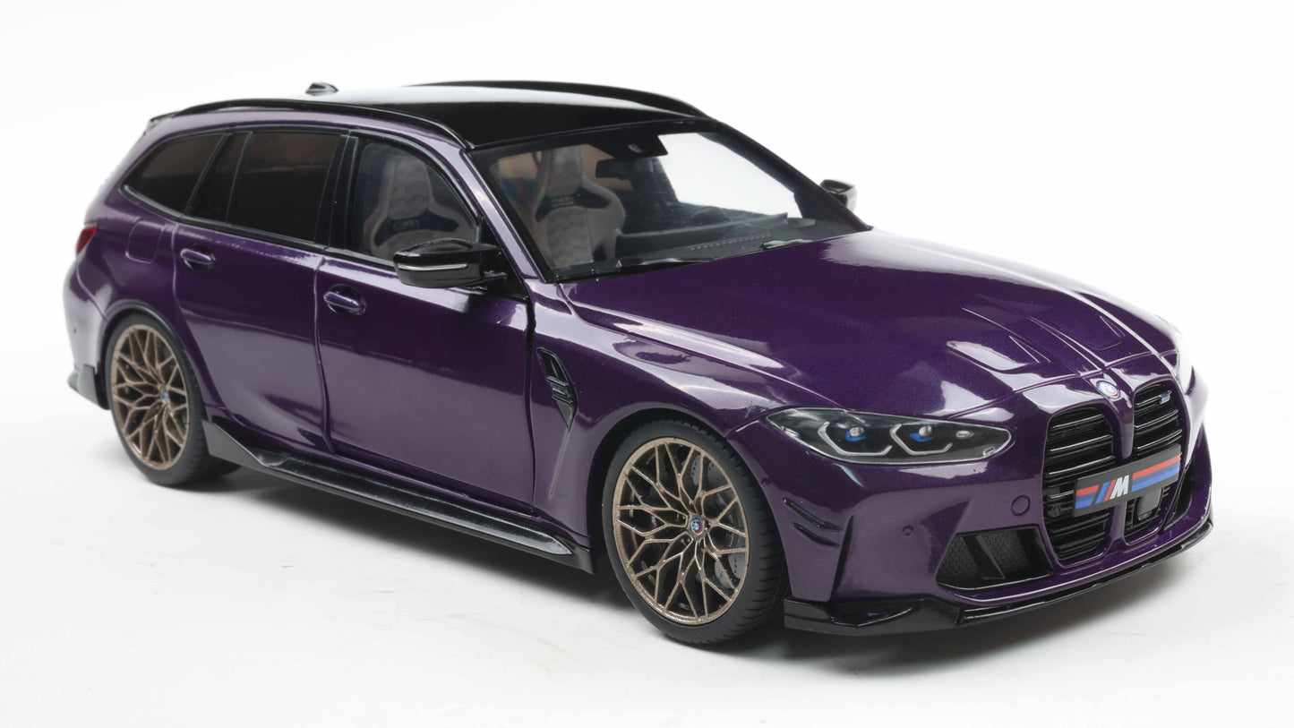 BMW M3 compétition touring purple - Solido - 1/18