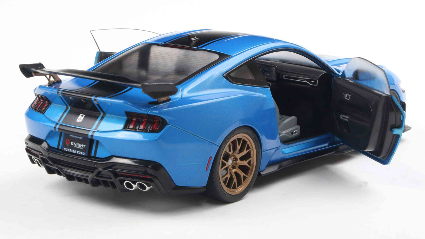Ford shelby mustang super snake Grabber blue - Solido - 1/18