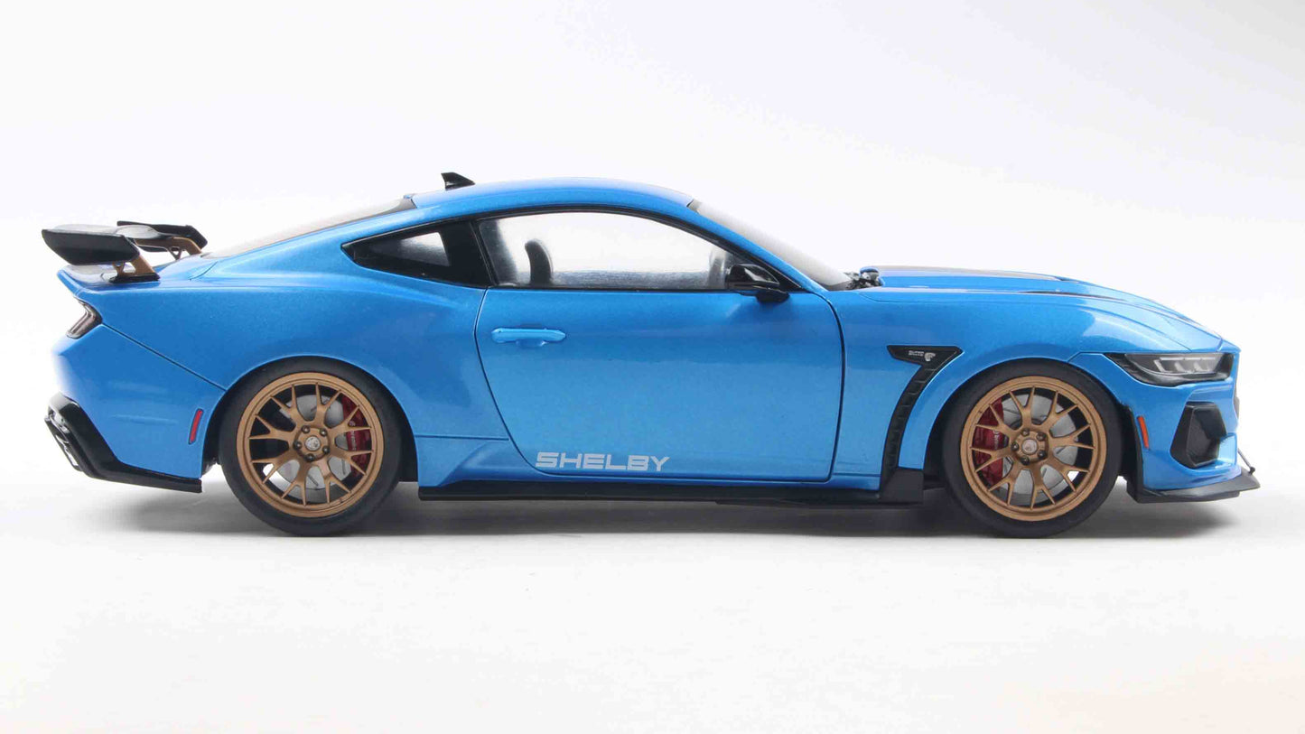 Ford shelby mustang super snake Grabber blue - Solido - 1/18