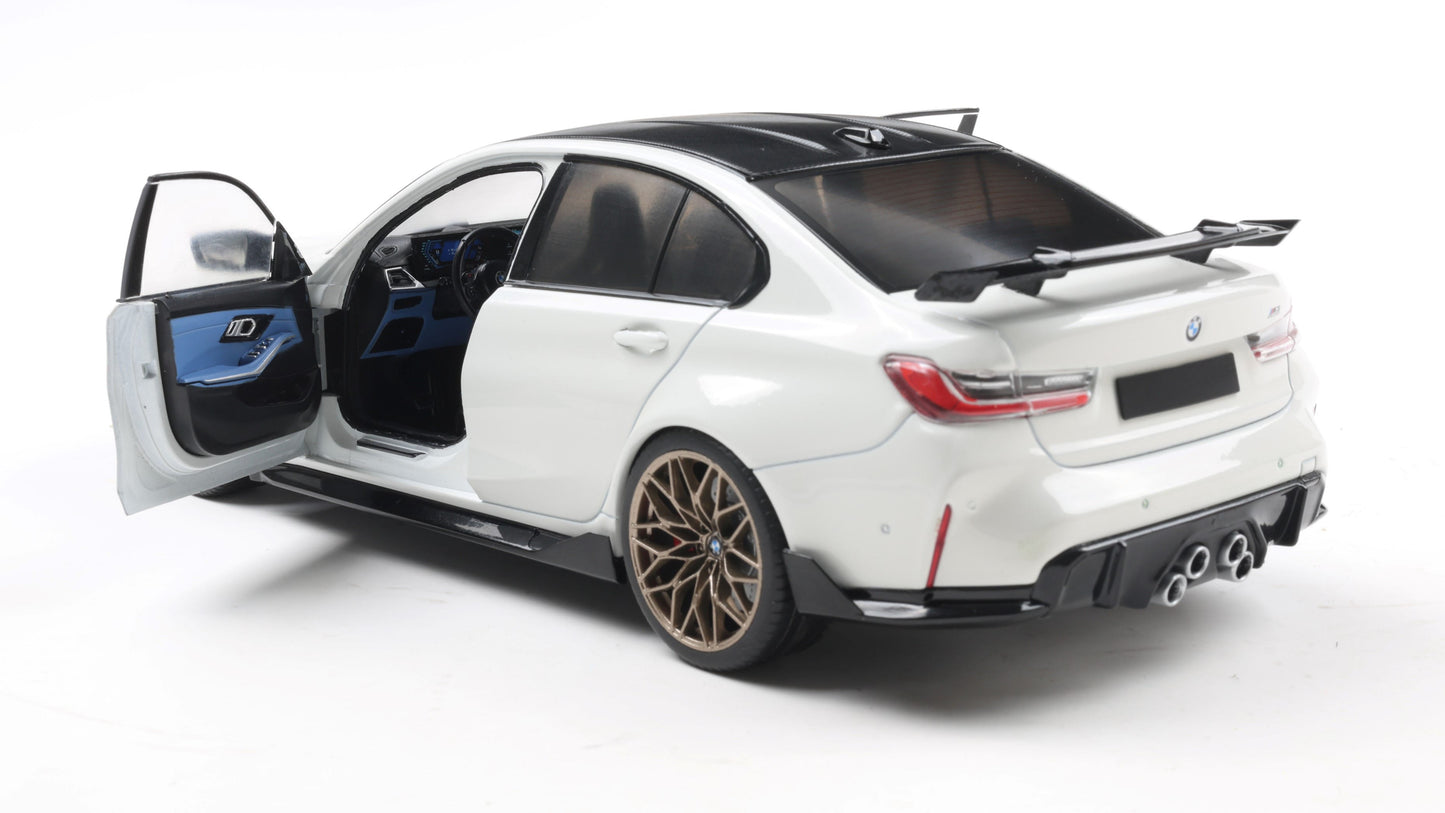 BMW M3 (G80) PERFORMANCE PARTS ALPINEWEISS UNI 2024 - Solido - 1/18