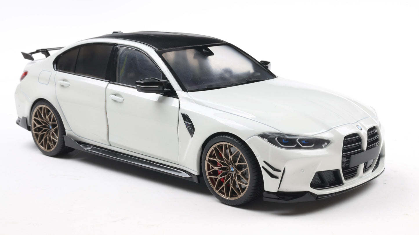 BMW M3 (G80) PERFORMANCE PARTS ALPINEWEISS UNI 2024 - Solido - 1/18
