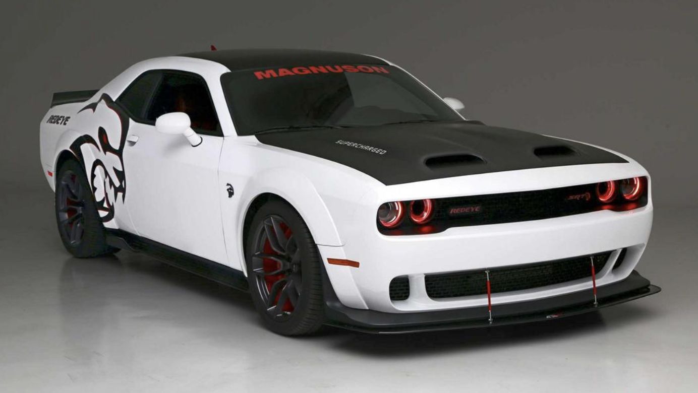 DODGE CHALLENGER SRT HELLCAT REDEYE WIDEBODY CUSTOM WHITE KNUCKLE 2020 - Solido - 1/43