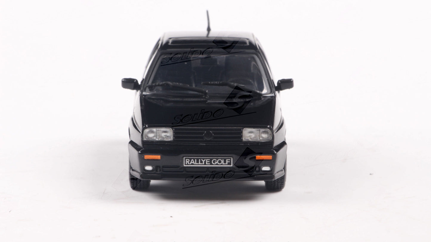 VOLKSWAGEN GOLF RALLY BLACK 1989 - Solido - 1/43