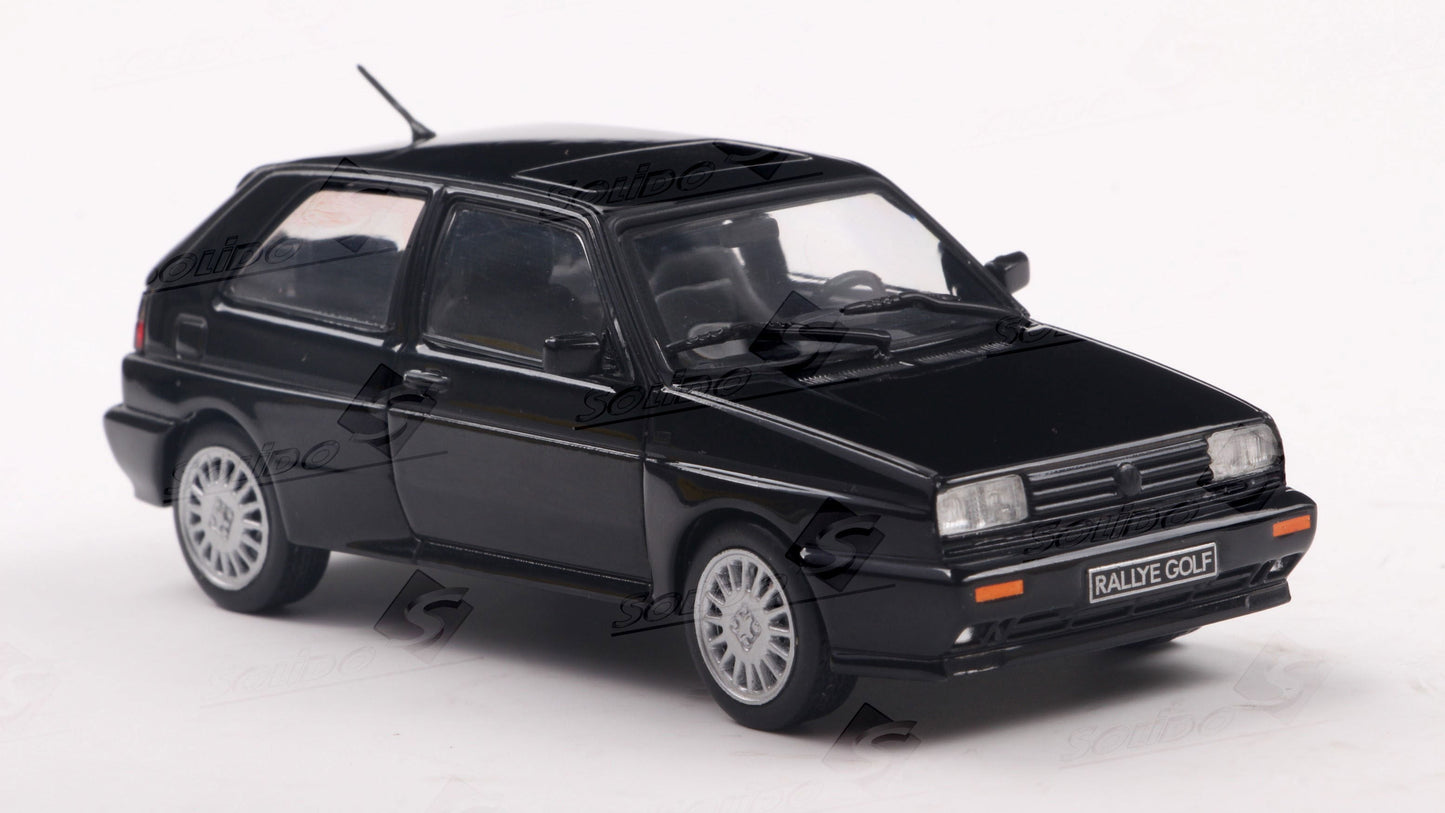 PRECOMMANDE - VOLKSWAGEN GOLF RALLY BLACK 1989 - Solido - 1/43