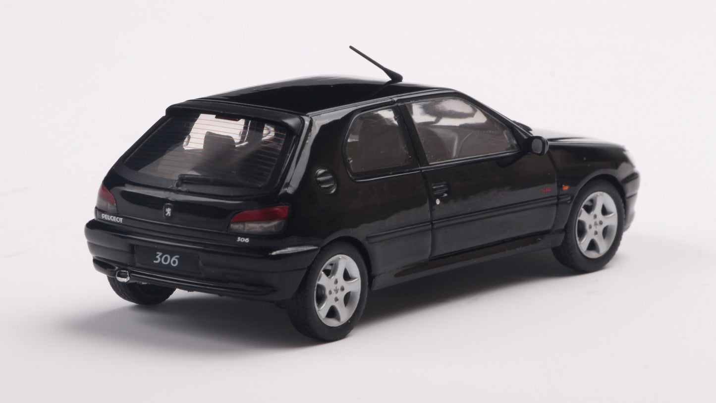 Peugeot 306 S16 Noir onyx 1994 - Solido - 1/43
