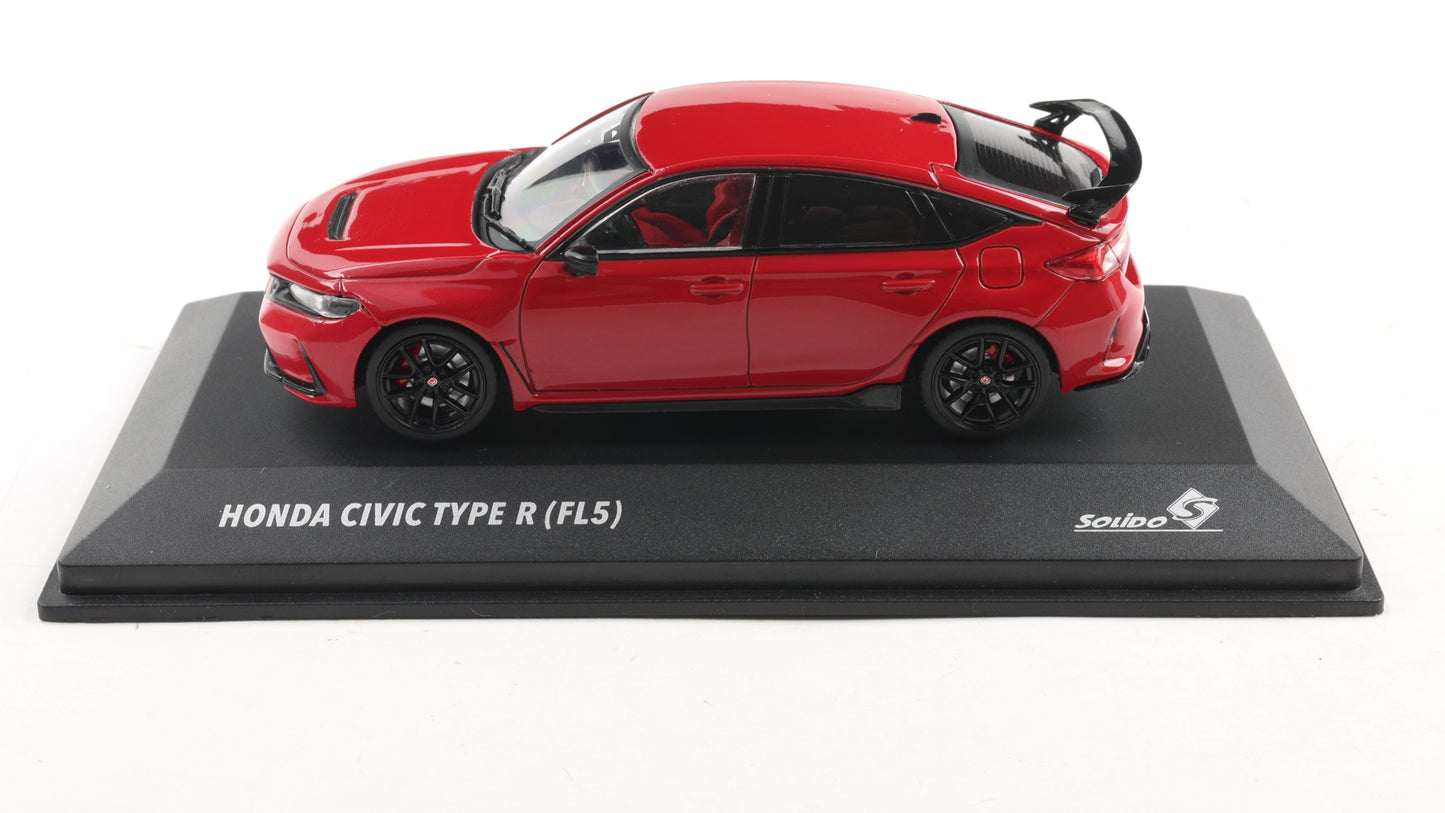 PRECOMMANDE - HONDA CIVIC TYPE R RALLYE RED 2022 - Solido - 1/43
