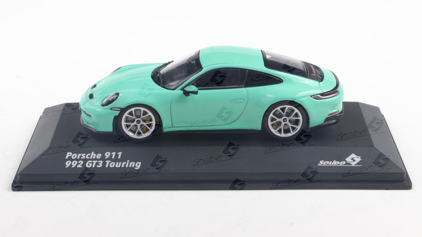 PRECOMMANDE - PORSCHE 911 (992) GT3 TOURING MINT GREEN 2023 - Solido - 1/43
