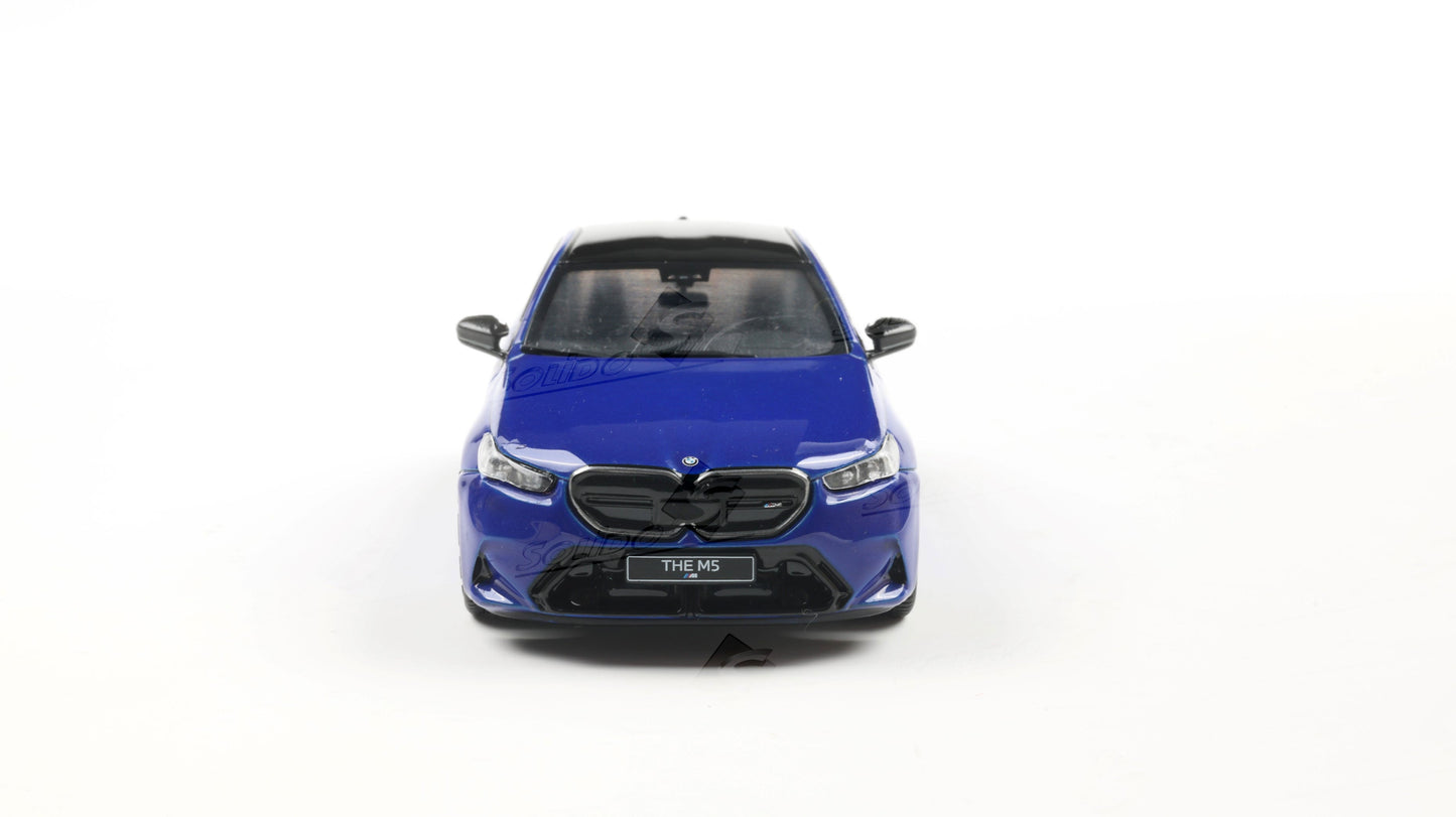 PRECOMMANDE - BMW G90 M5 SEDAN MARINA BAY BLUE 2024 - Solido - 1/43