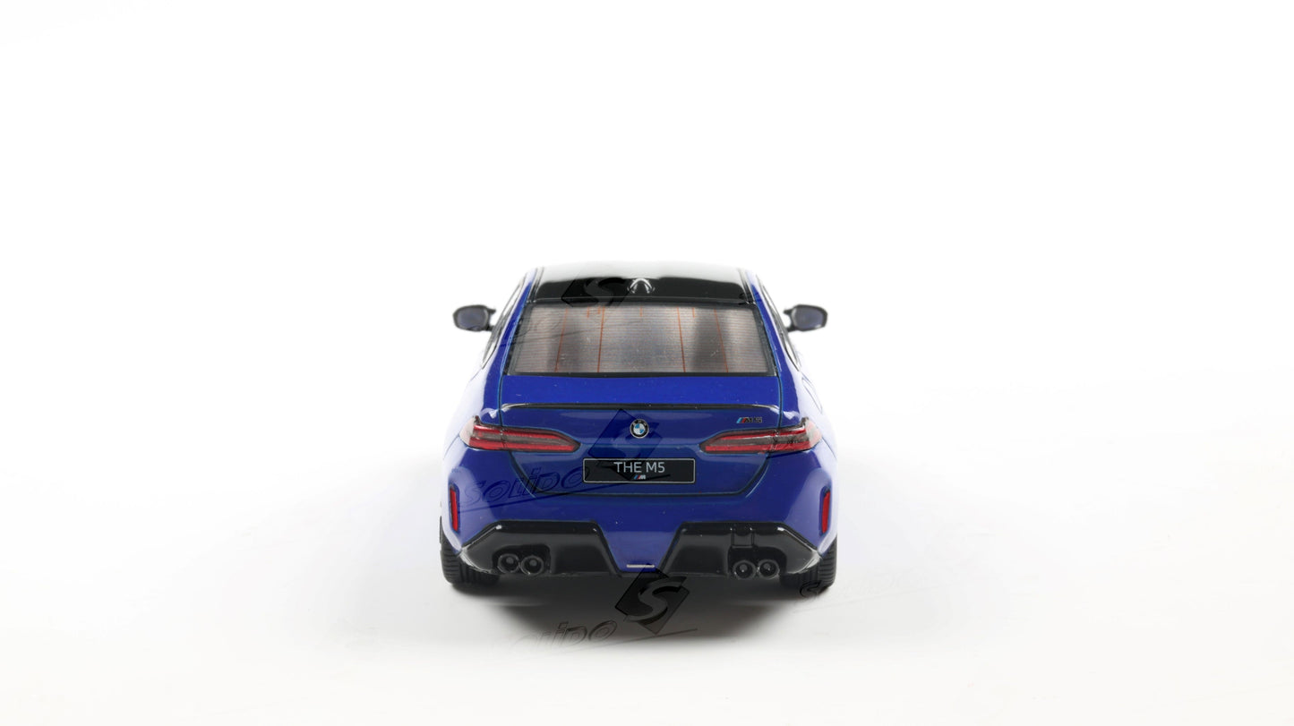 PRECOMMANDE - BMW G90 M5 SEDAN MARINA BAY BLUE 2024 - Solido - 1/43