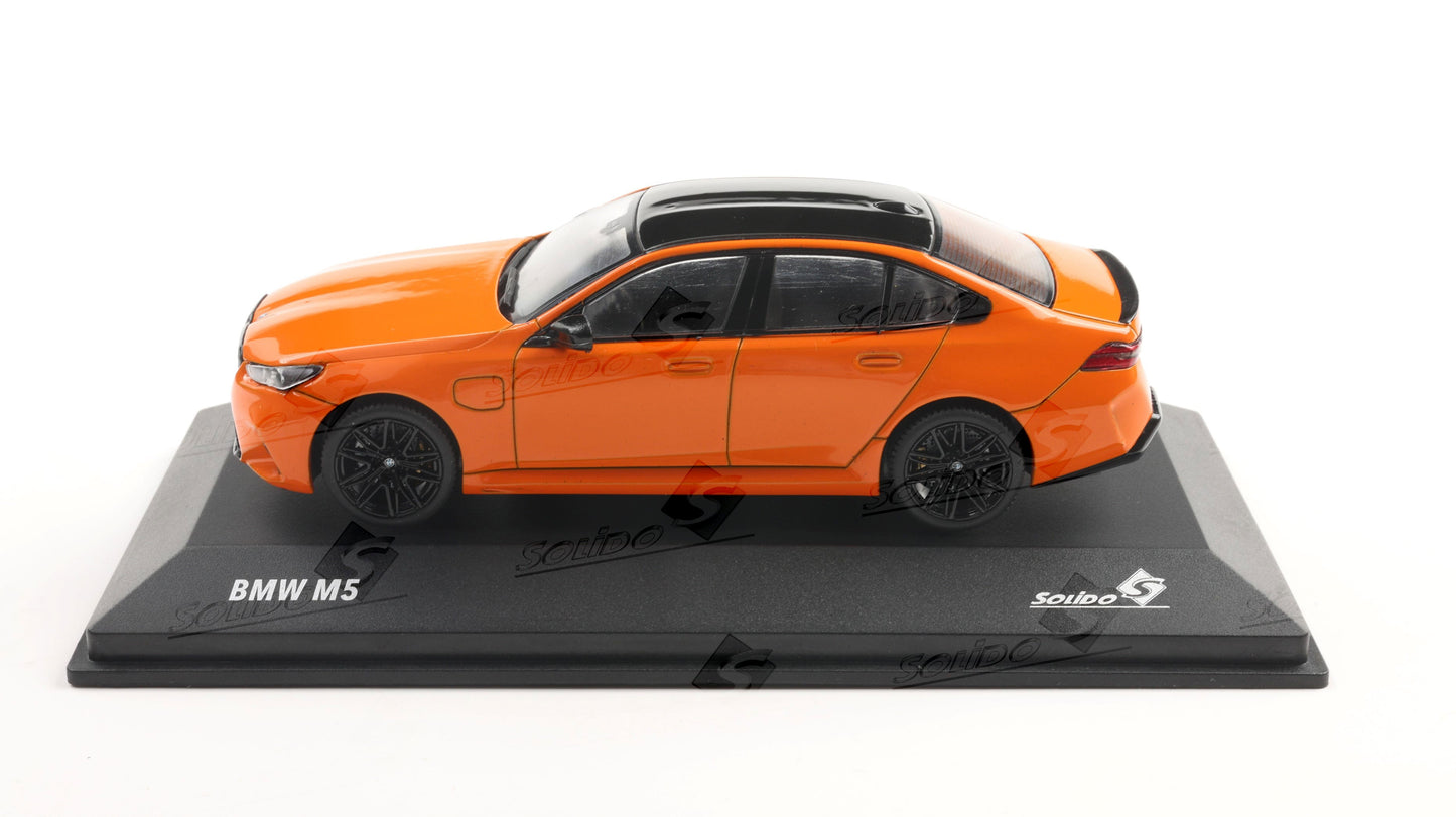PRECOMMANDE - BMW G90 M5 SEDAN FIRE ORANGE III 2024 - Solido - 1/43