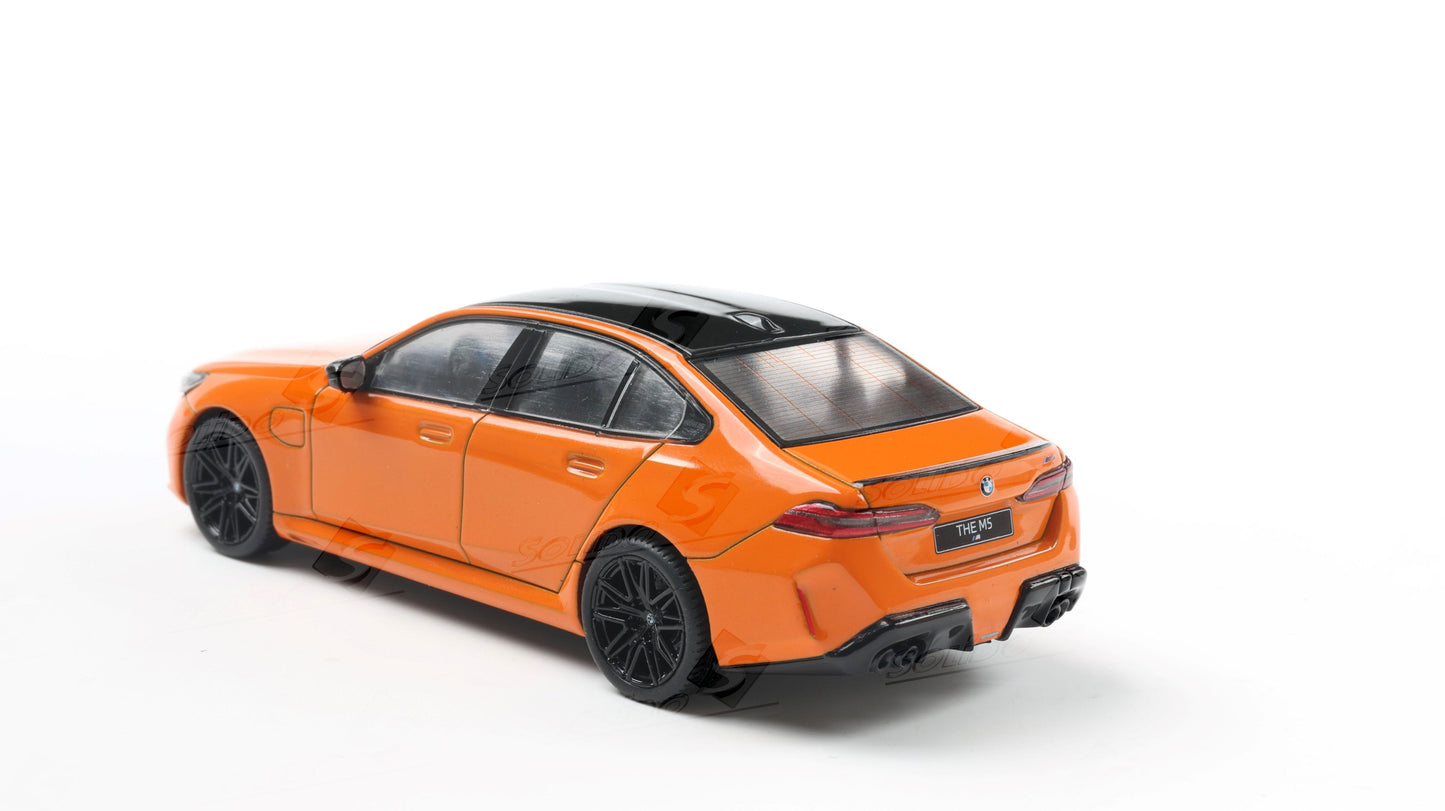 PRECOMMANDE - BMW G90 M5 SEDAN FIRE ORANGE III 2024 - Solido - 1/43