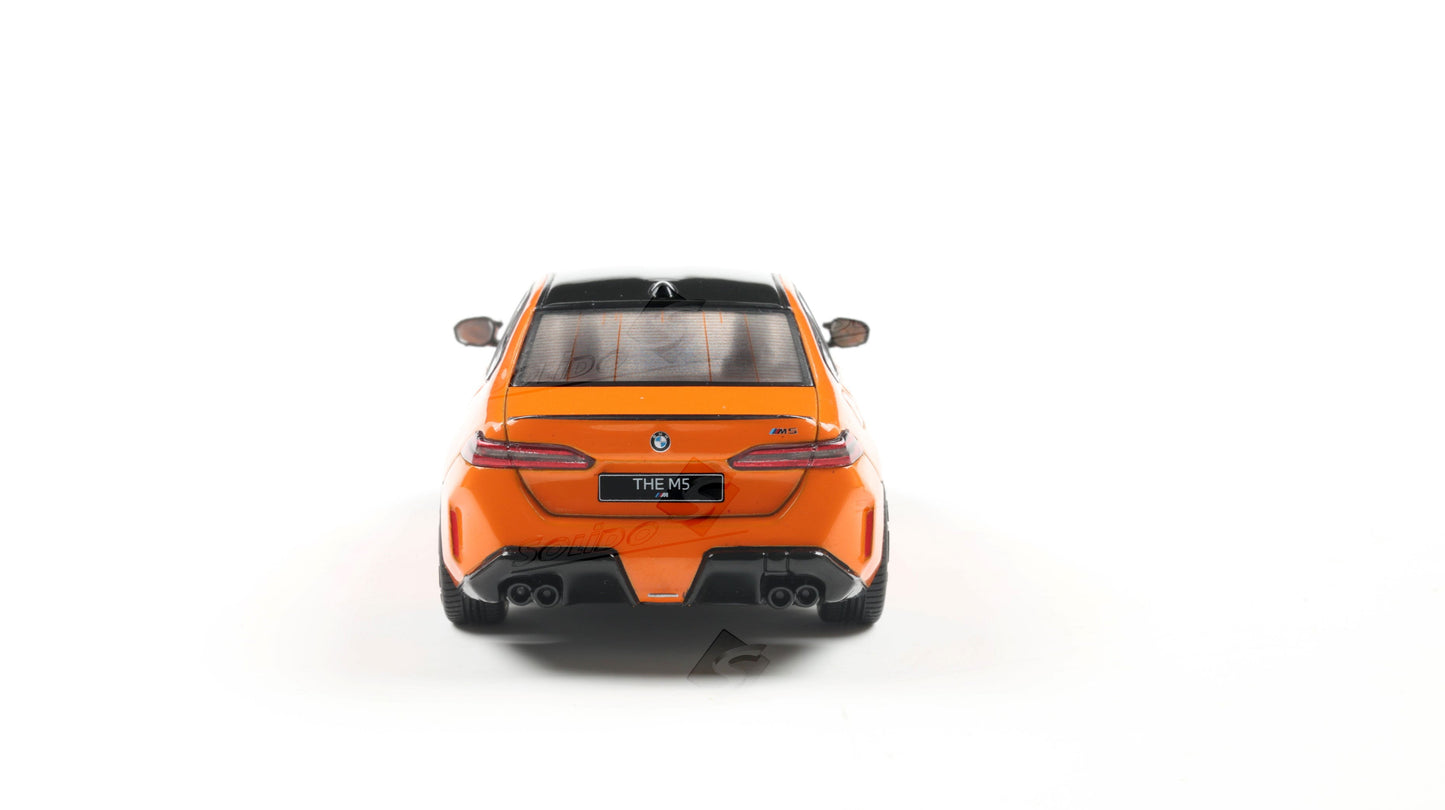 PRECOMMANDE - BMW G90 M5 SEDAN FIRE ORANGE III 2024 - Solido - 1/43