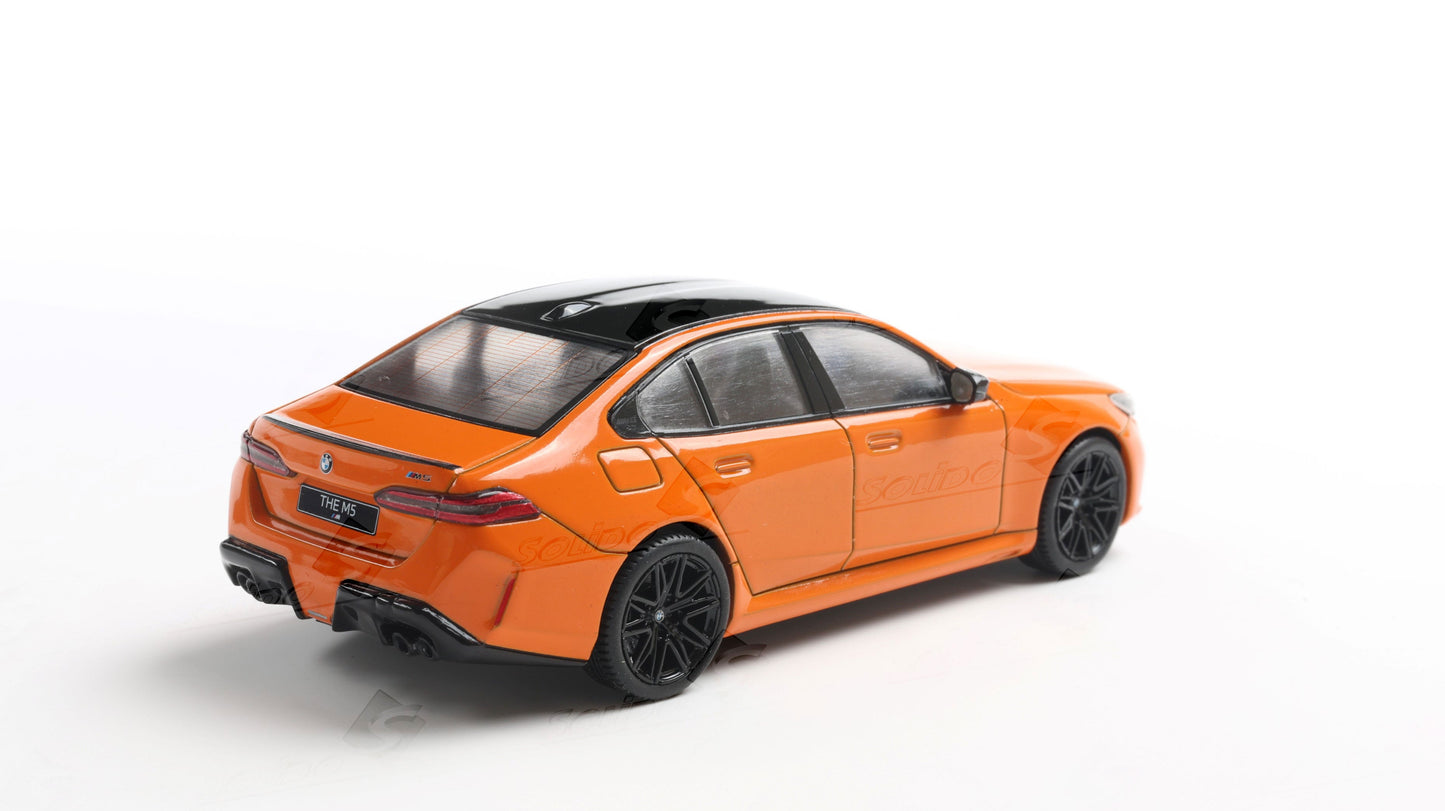 PRECOMMANDE - BMW G90 M5 SEDAN FIRE ORANGE III 2024 - Solido - 1/43