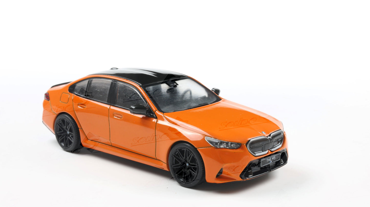 PRECOMMANDE - BMW G90 M5 SEDAN FIRE ORANGE III 2024 - Solido - 1/43