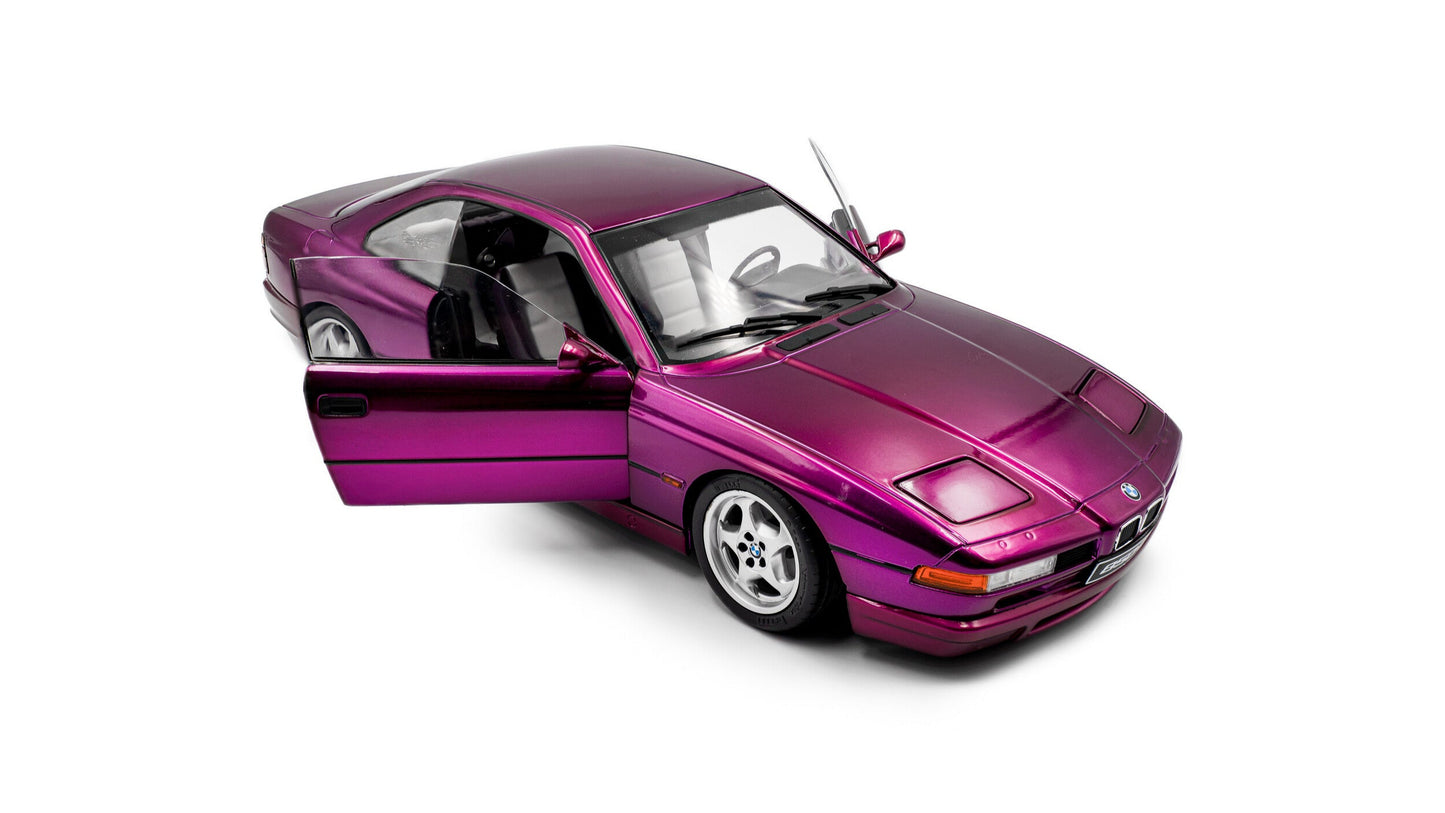 BMW 850 (E31) CSI Daytona violet 1991 - Solido - 1/18