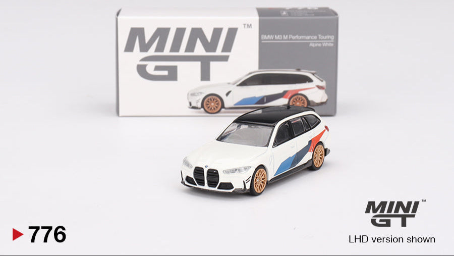 BMW M3 TOURING (G81) M PERFORMANCE ALPINE WHITE 2023 - Mini GT - 1/64