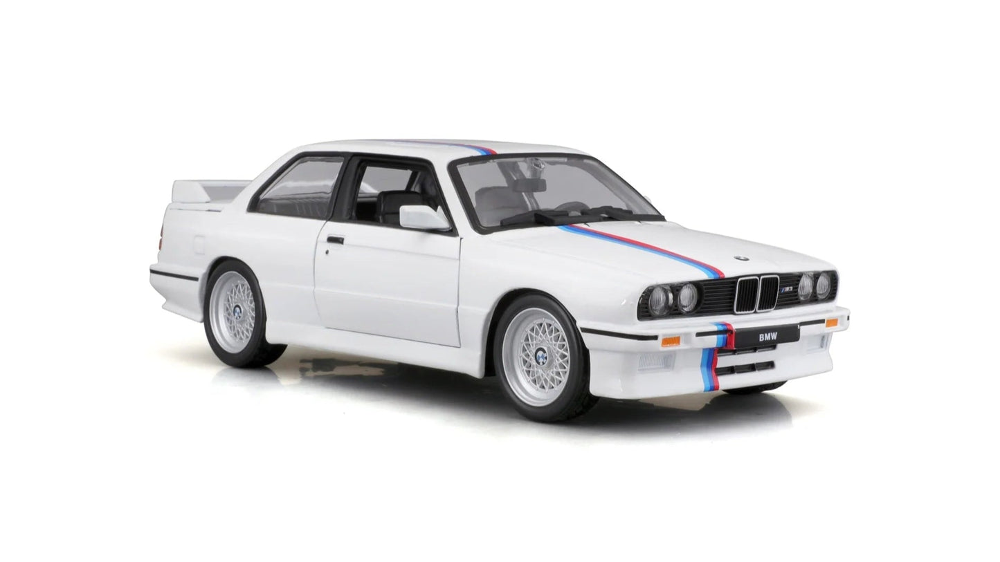 BMW M3 e30 (1988) Blanc - Bburago - 1/24