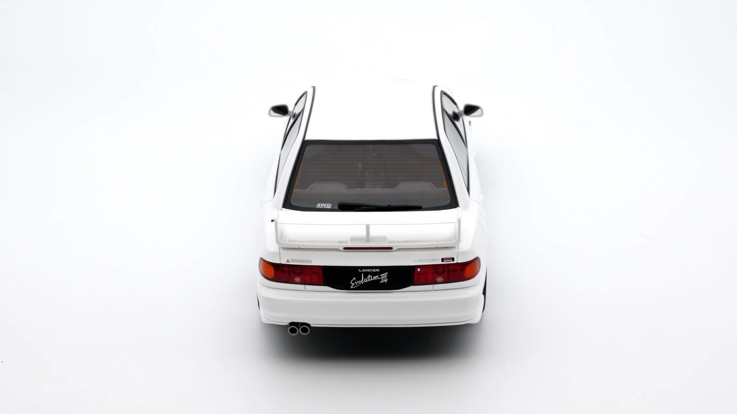 Mitsubishi Lancer Evo III Scotia White W83 1995 - Ottomobile - 1/18