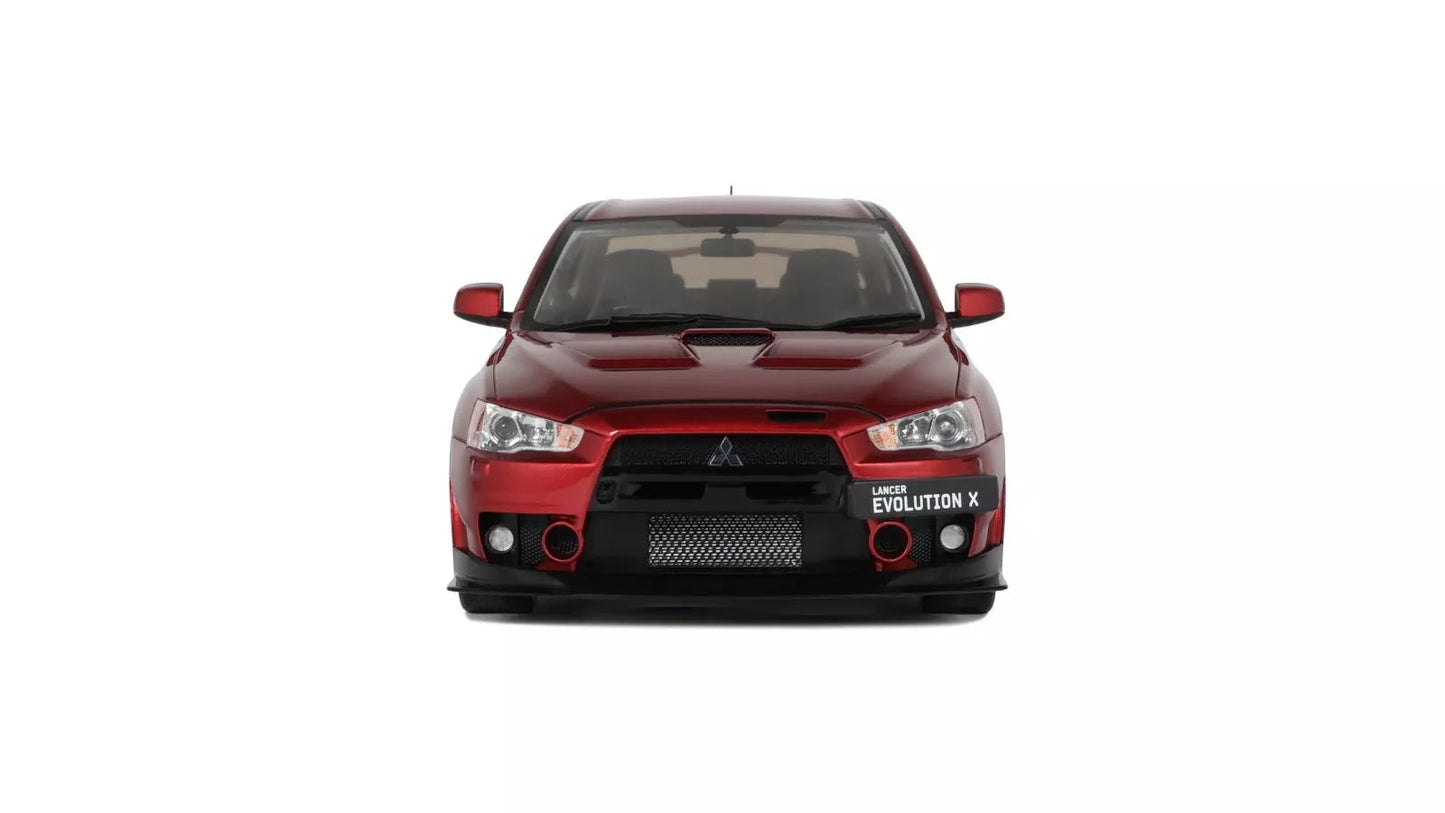 Mitsubishi Lancer Evo X FQ 400 Orient Red 2012 - Ottomobile - 1/18