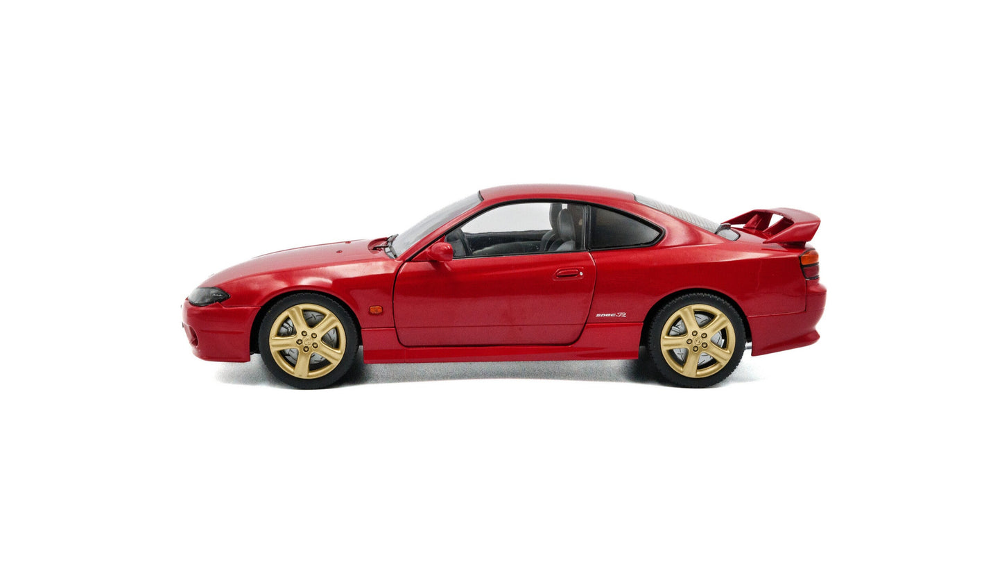 Nissan Silvia S15 Spec-R Aero Flame red 1999 - Solido - 1/18