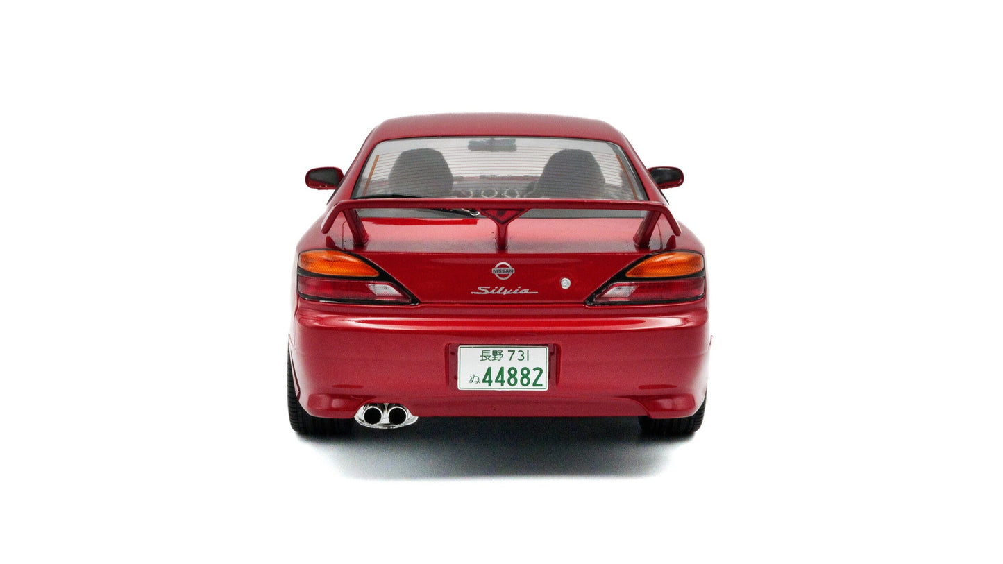Nissan Silvia S15 Spec-R Aero Flame red 1999 - Solido - 1/18