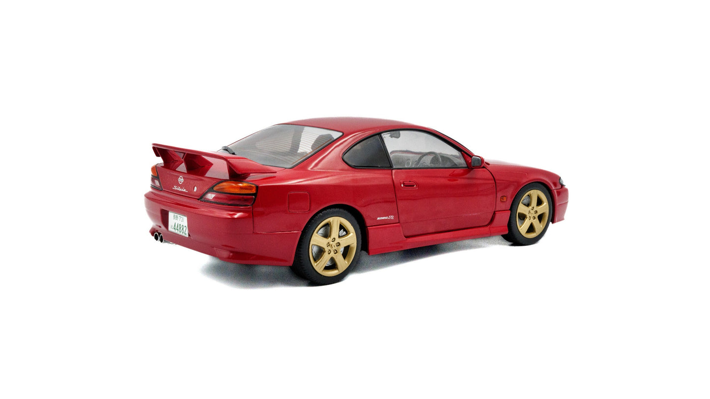 Nissan Silvia S15 Spec-R Aero Flame red 1999 - Solido - 1/18