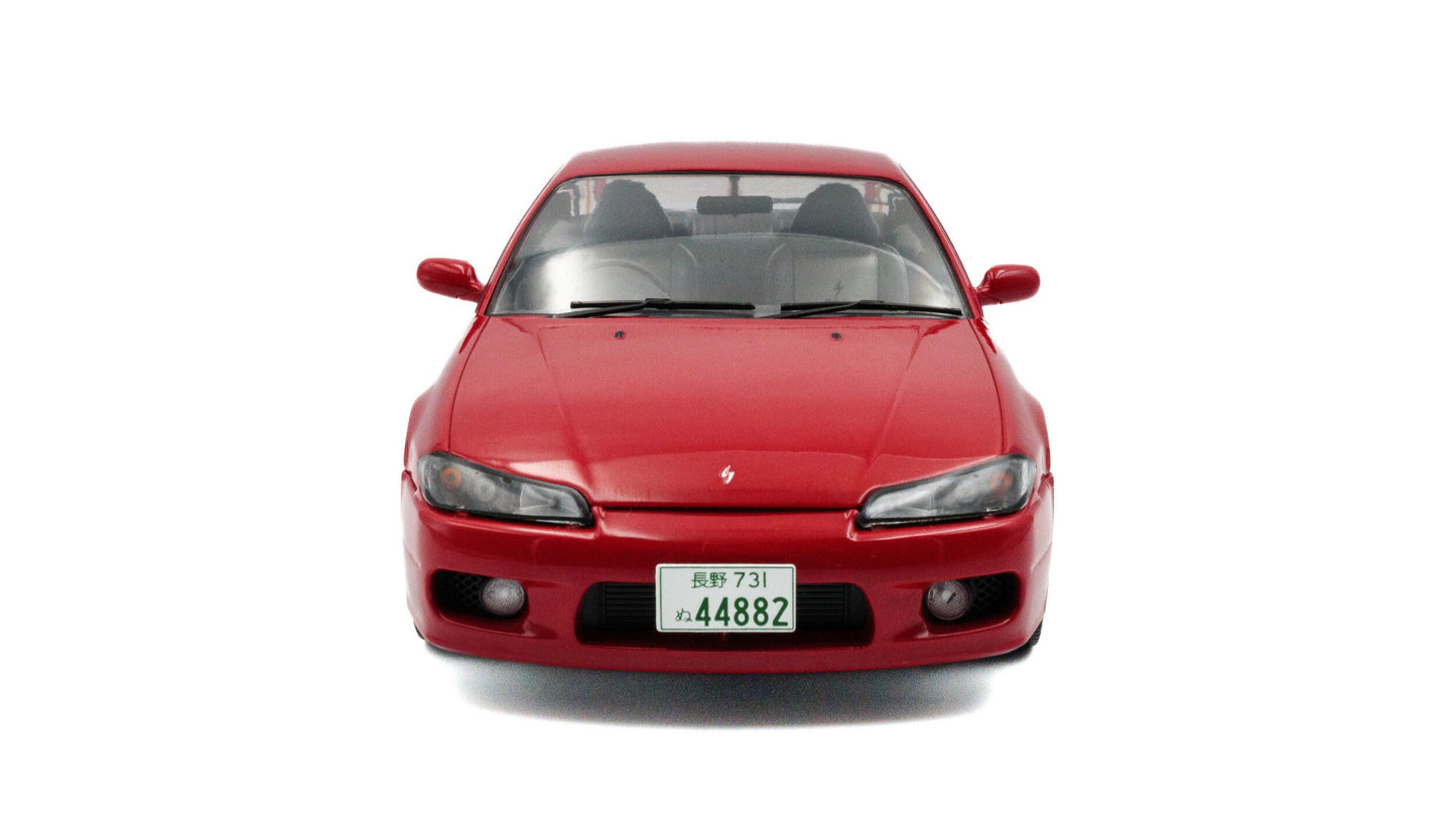 Nissan Silvia S15 Spec-R Aero Flame red 1999 - Solido - 1/18