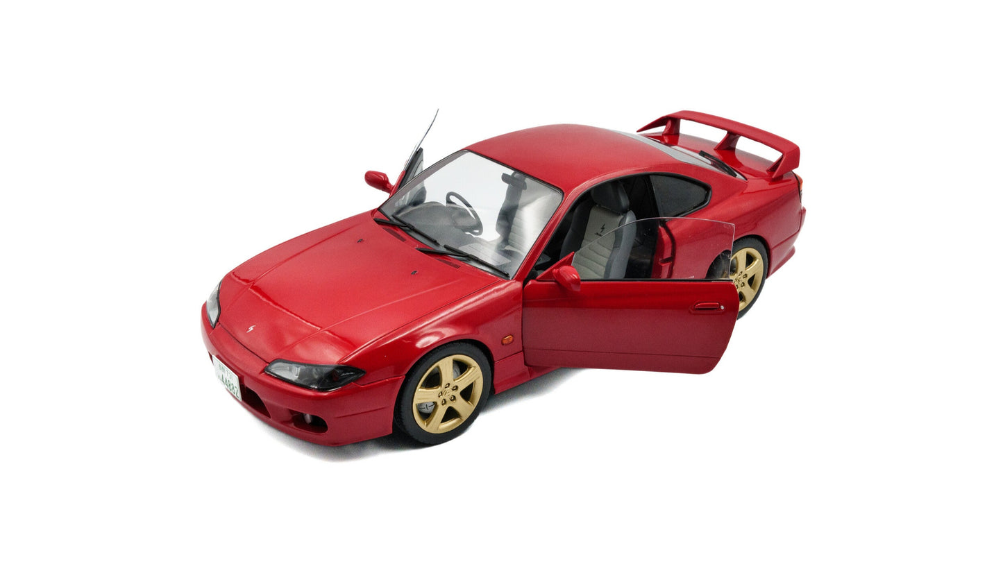 Nissan Silvia S15 Spec-R Aero Flame red 1999 - Solido - 1/18