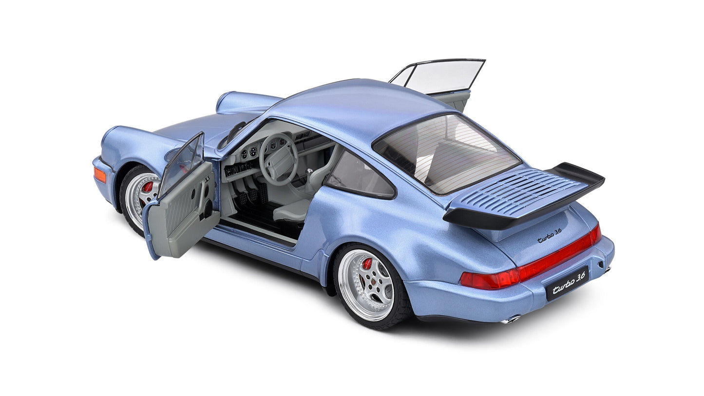 Porsche 911 (964) Turbo Horizon Blue Metallic 1990 - Solido - 1/18
