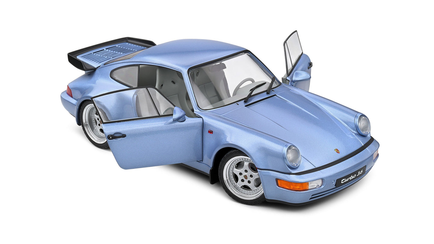 Porsche 911 (964) Turbo Horizon Blue Metallic 1990 - Solido - 1/18