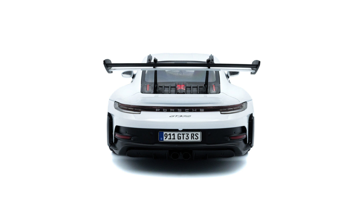 Porsche 911 GT3 RS white with blue stripes 2024 - Solido - 1/18