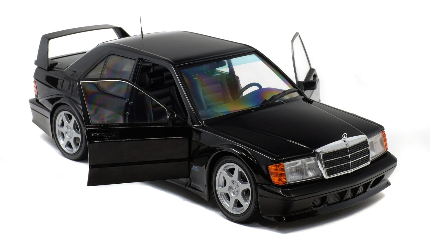 MERCEDES 190 EVO II (W201) BLACK 1990 - Solido - 1/18